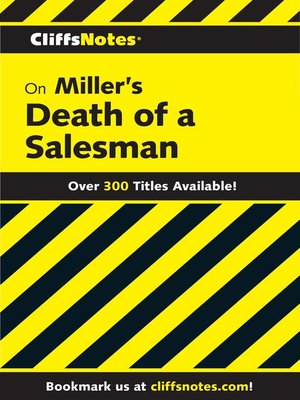 cover image of CliffsNotes on Miller's Death of a Salesman